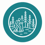snowshoeing forest