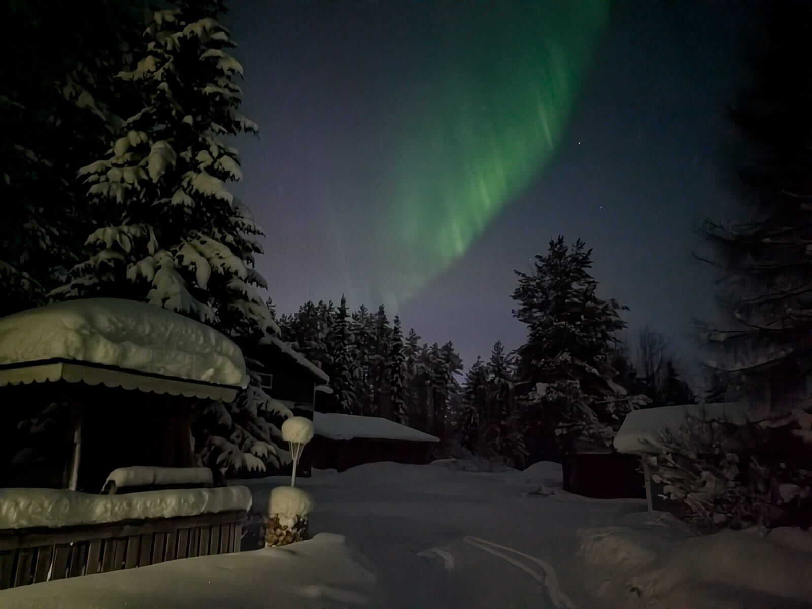 aurora lodge kitka posio riisitunturi